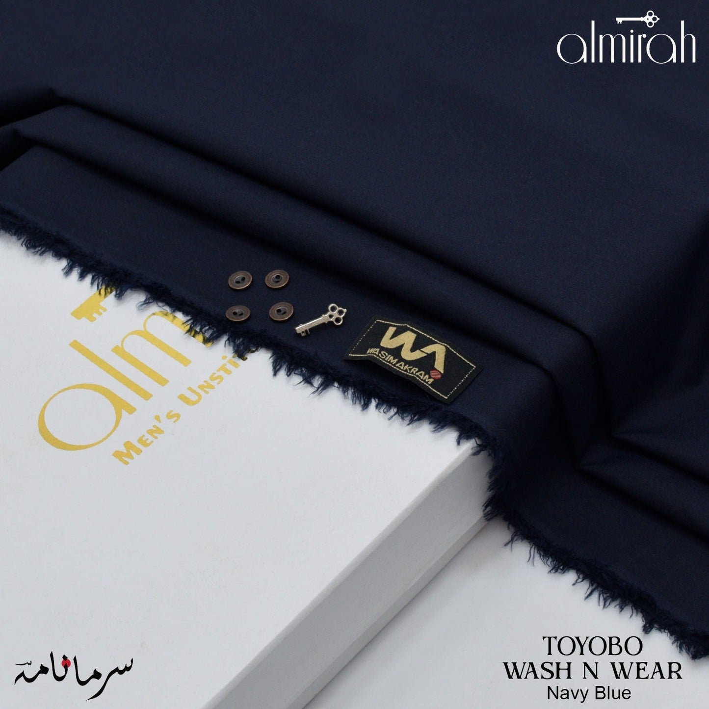 ALMIRAHسرمانامہ ITALIAN TOYOBO EXECUTIVE WASH N WEAR